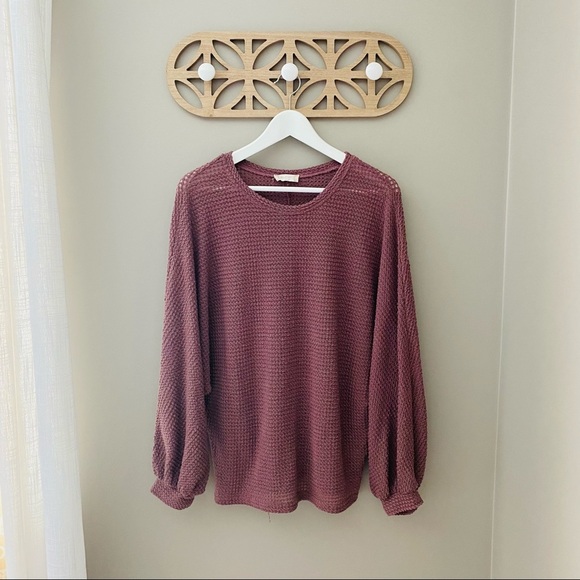 Altar'd State Pullover Sweater Purple Sz S/M - Picture 1 of 8